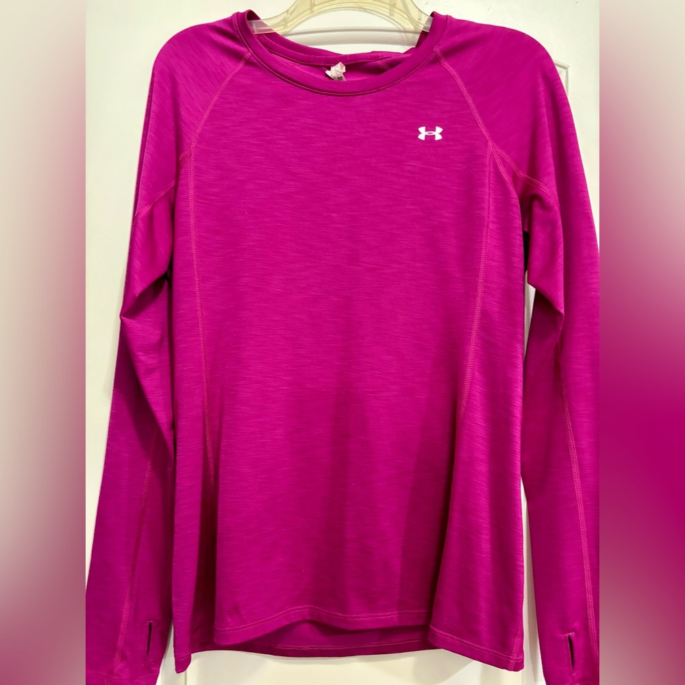 Under Armour Pink Long Sleeve Shirt - Picture 1 of 4